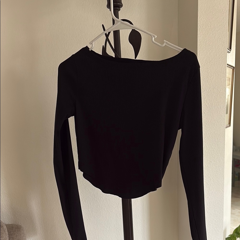 Wild Fable Black Off-Shoulder Top